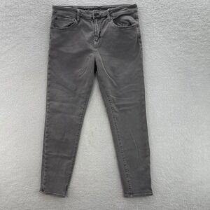 American Eagle Jeans Mens 36x34 Gray Athletic Fit Stretch Preppy Minimalist